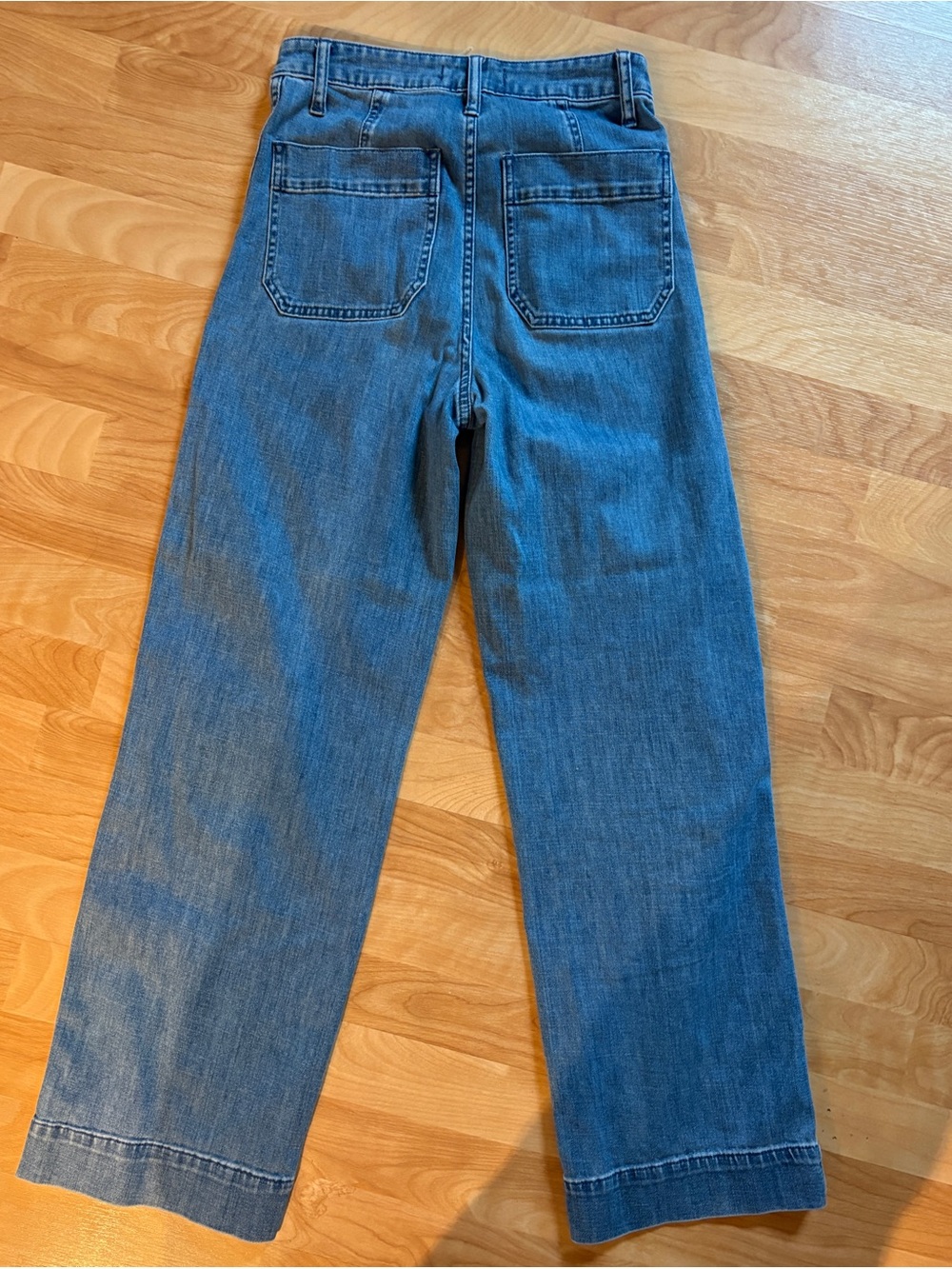 Madewell Wide Leg Jeans Women’s size 25 High Rise Medium Wash Denim - Picture 2 of 4